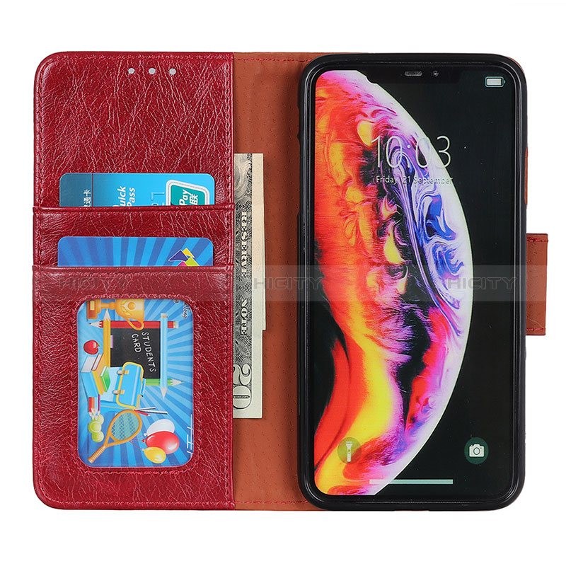 Custodia Portafoglio In Pelle Cover con Supporto N05P per Oppo A74 5G