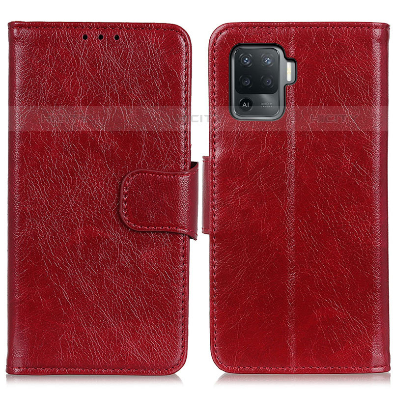 Custodia Portafoglio In Pelle Cover con Supporto N05P per Oppo Reno5 F