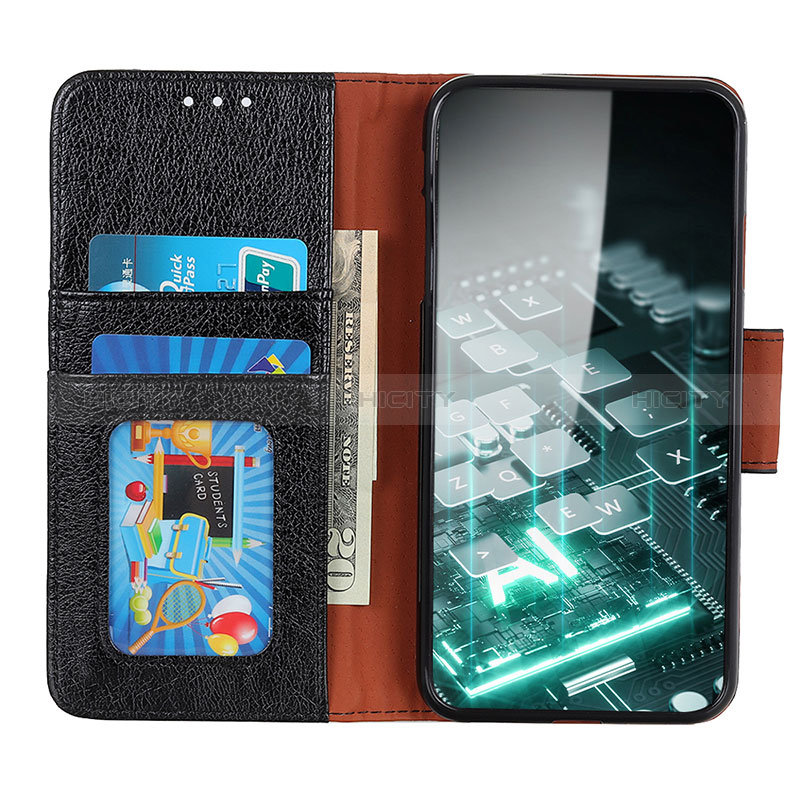 Custodia Portafoglio In Pelle Cover con Supporto N05P per Samsung Galaxy A02s