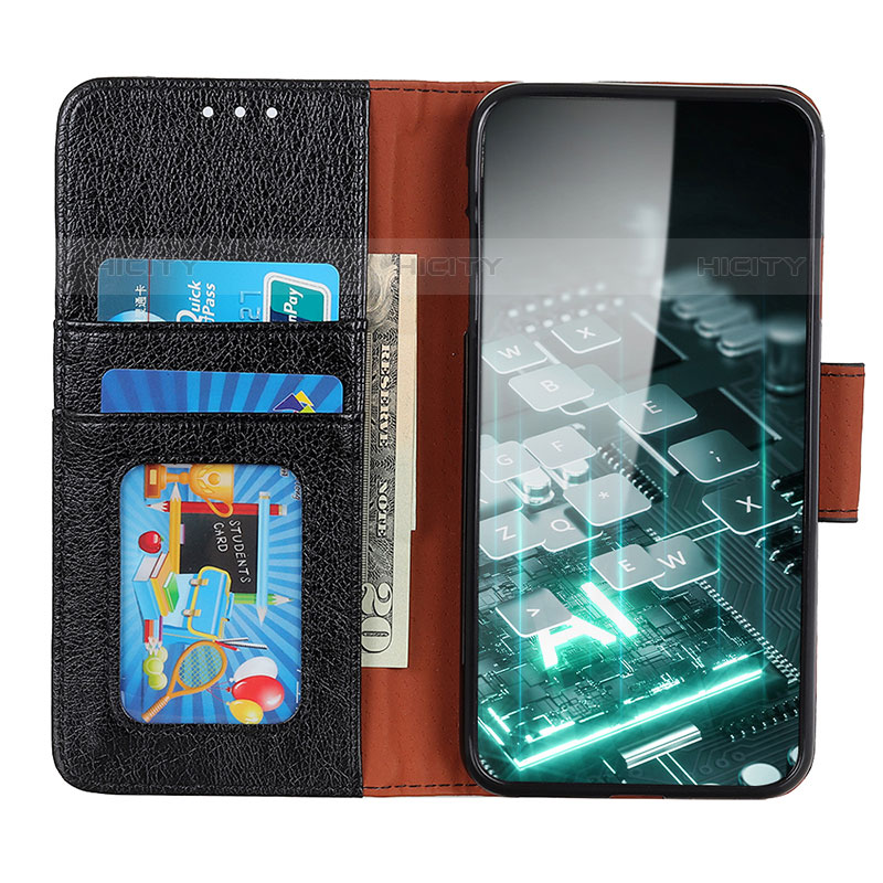 Custodia Portafoglio In Pelle Cover con Supporto N05P per Samsung Galaxy M02s