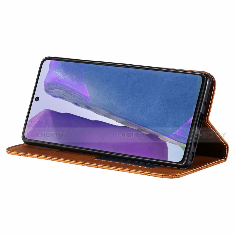 Custodia Portafoglio In Pelle Cover con Supporto N06 per Samsung Galaxy Note 20 5G