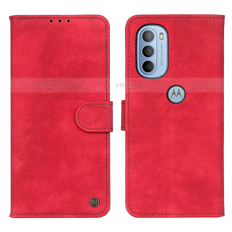 Custodia Portafoglio In Pelle Cover con Supporto N06P per Motorola Moto G31