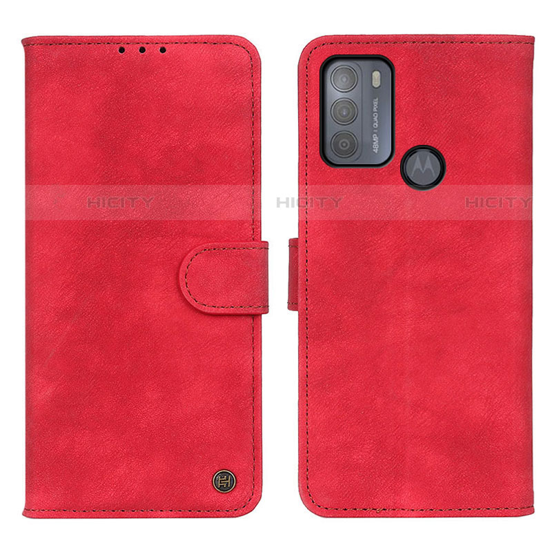 Custodia Portafoglio In Pelle Cover con Supporto N06P per Motorola Moto G50