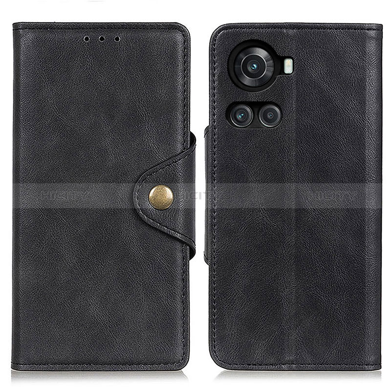 Custodia Portafoglio In Pelle Cover con Supporto N06P per OnePlus Ace 5G Nero