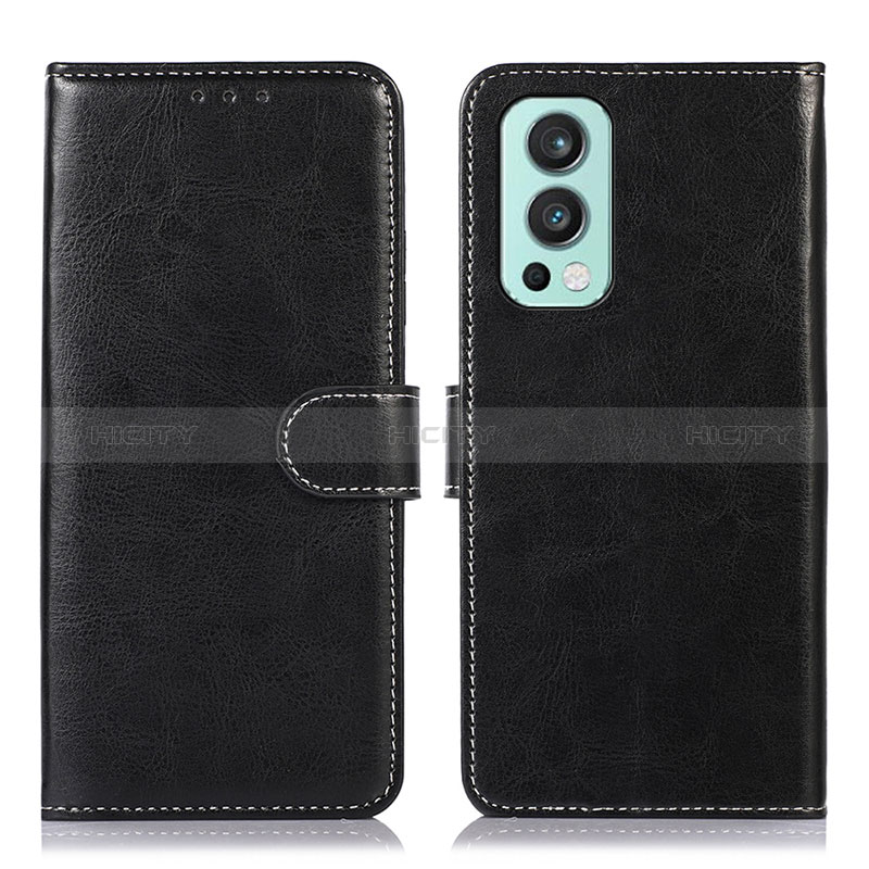 Custodia Portafoglio In Pelle Cover con Supporto N06P per OnePlus Nord 2 5G Nero