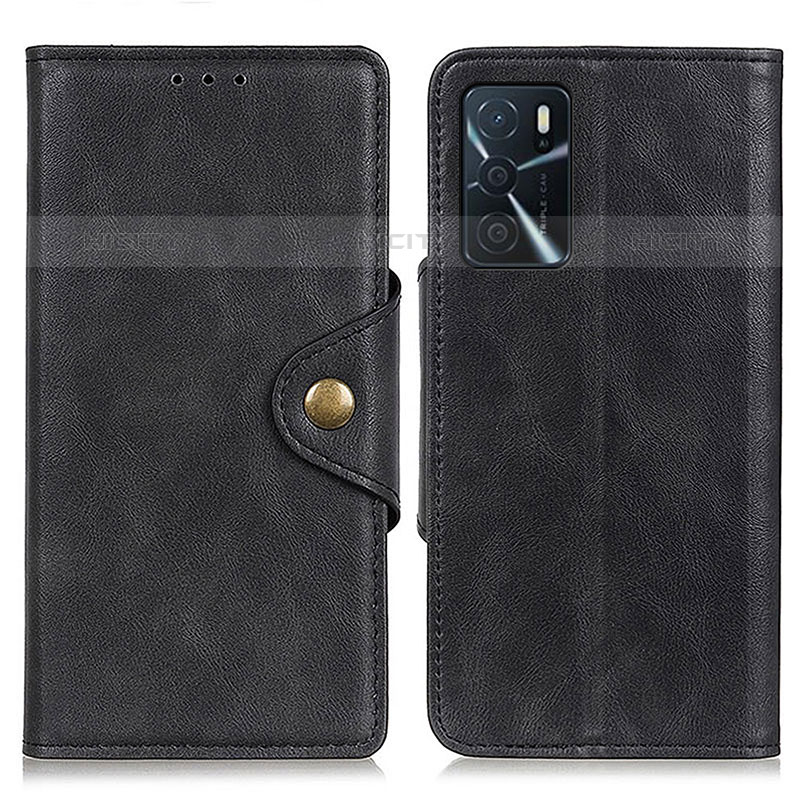 Custodia Portafoglio In Pelle Cover con Supporto N06P per Oppo A16s Nero