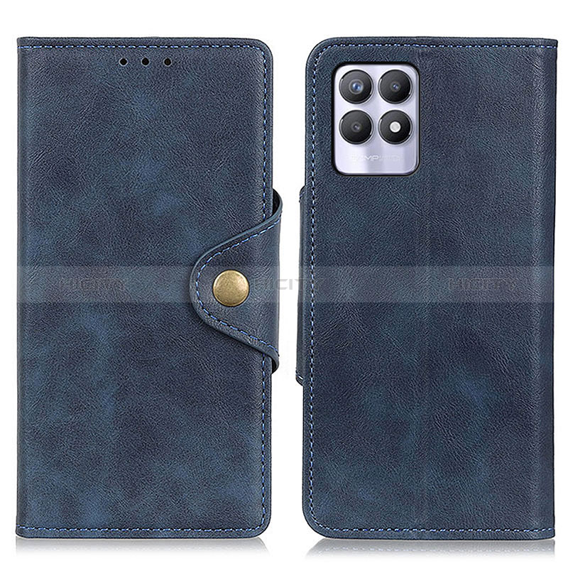 Custodia Portafoglio In Pelle Cover con Supporto N06P per Realme 8i