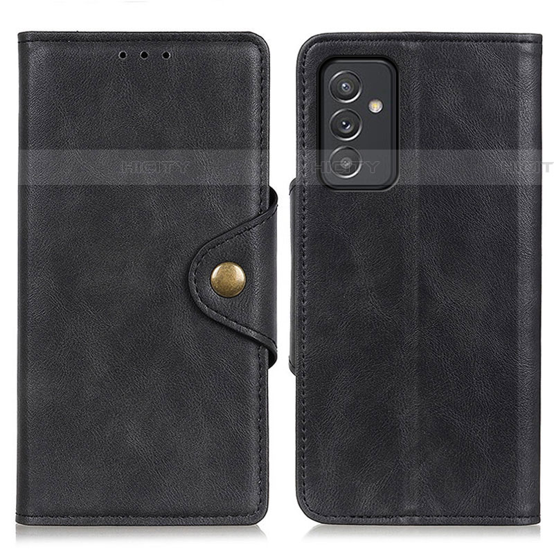 Custodia Portafoglio In Pelle Cover con Supporto N06P per Samsung Galaxy A05s Nero