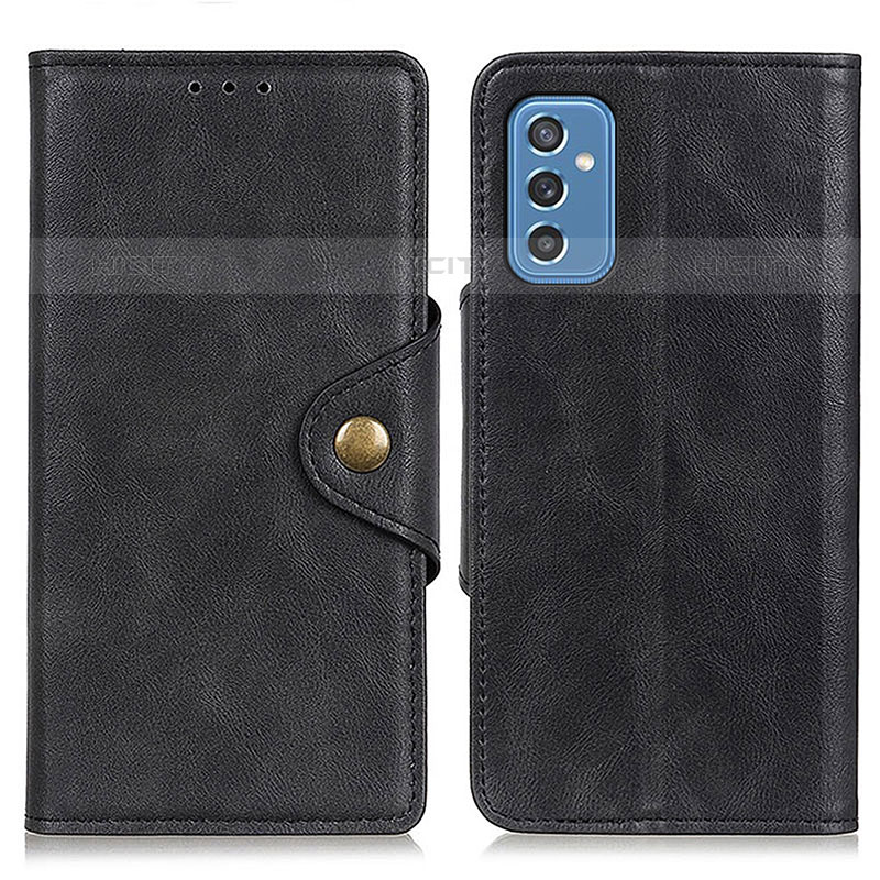 Custodia Portafoglio In Pelle Cover con Supporto N06P per Samsung Galaxy M52 5G Nero