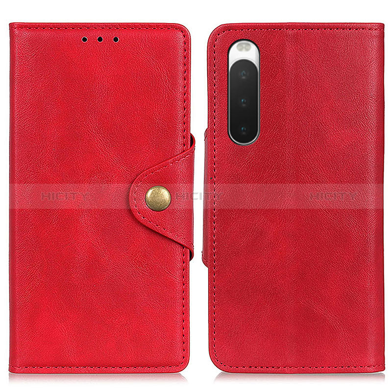 Custodia Portafoglio In Pelle Cover con Supporto N06P per Sony Xperia 10 V