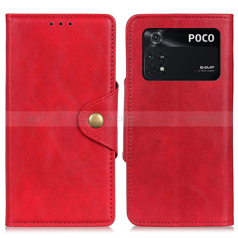 Custodia Portafoglio In Pelle Cover con Supporto N06P per Xiaomi Poco M4 Pro 4G