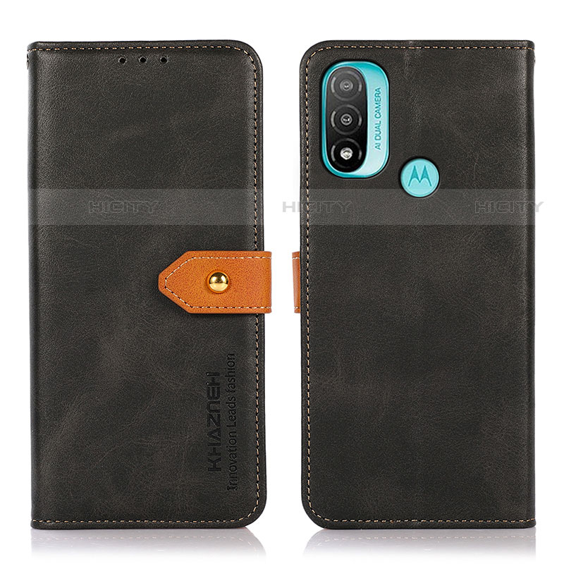 Custodia Portafoglio In Pelle Cover con Supporto N07P per Motorola Moto E30