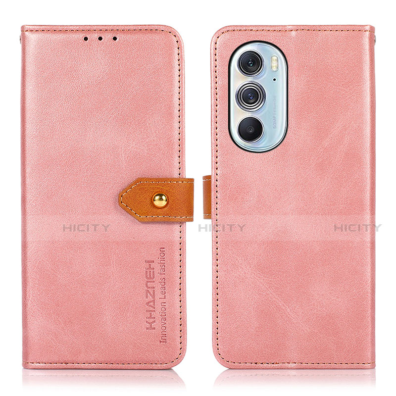 Custodia Portafoglio In Pelle Cover con Supporto N07P per Motorola Moto Edge 30 Pro 5G