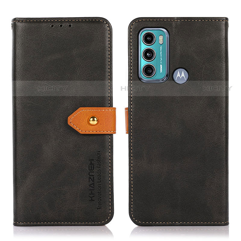 Custodia Portafoglio In Pelle Cover con Supporto N07P per Motorola Moto G60