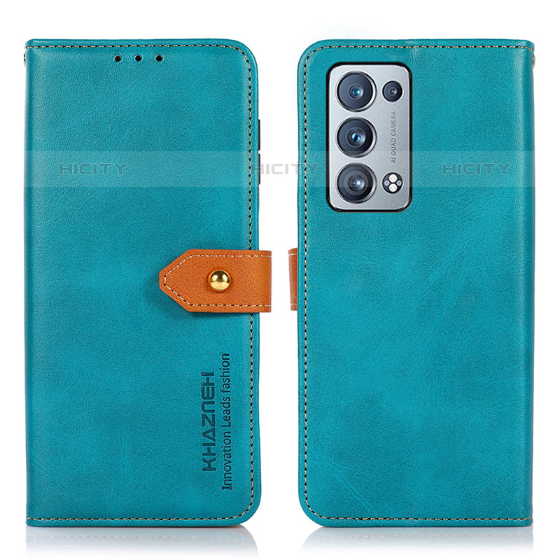 Custodia Portafoglio In Pelle Cover con Supporto N07P per Oppo Reno6 Pro 5G