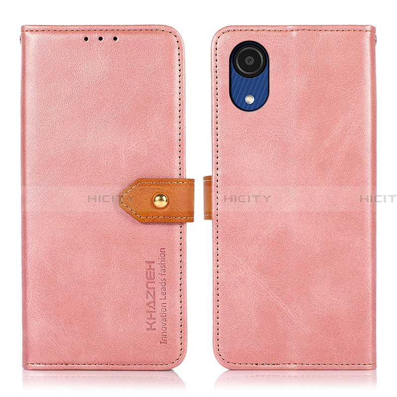 Custodia Portafoglio In Pelle Cover con Supporto N07P per Samsung Galaxy A03 Core