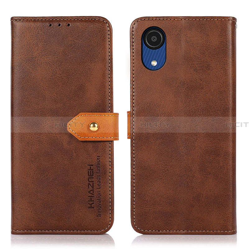 Custodia Portafoglio In Pelle Cover con Supporto N07P per Samsung Galaxy A03 Core