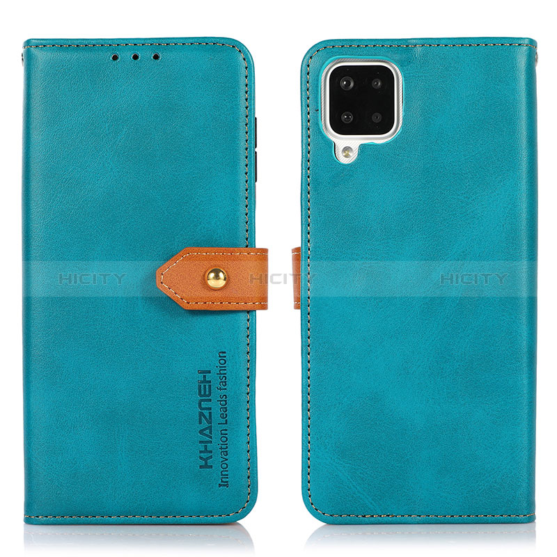 Custodia Portafoglio In Pelle Cover con Supporto N07P per Samsung Galaxy A12 Nacho