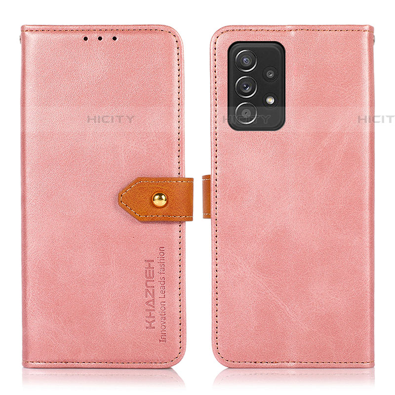 Custodia Portafoglio In Pelle Cover con Supporto N07P per Samsung Galaxy A52 4G