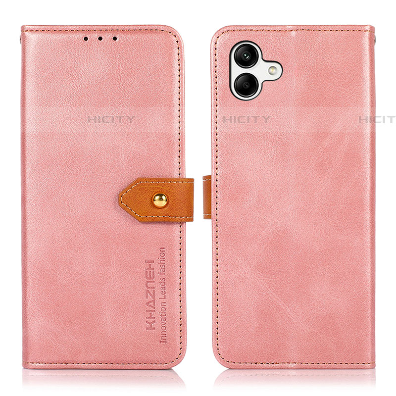 Custodia Portafoglio In Pelle Cover con Supporto N07P per Samsung Galaxy F14 5G Rosa