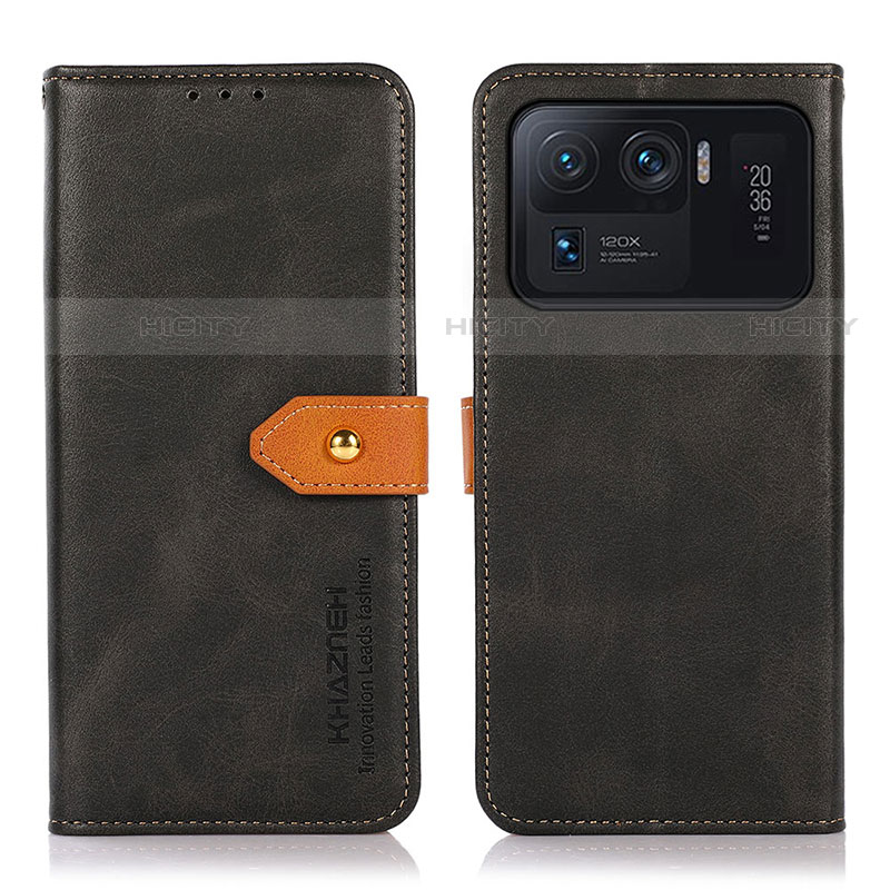 Custodia Portafoglio In Pelle Cover con Supporto N07P per Xiaomi Mi 11 Ultra 5G Nero