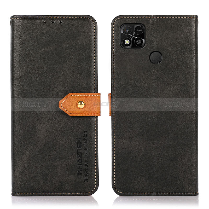 Custodia Portafoglio In Pelle Cover con Supporto N07P per Xiaomi POCO C31 Nero