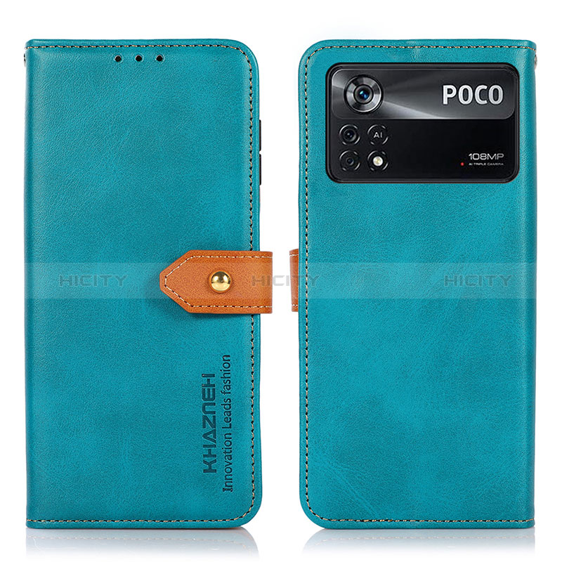 Custodia Portafoglio In Pelle Cover con Supporto N07P per Xiaomi Poco X4 Pro 5G