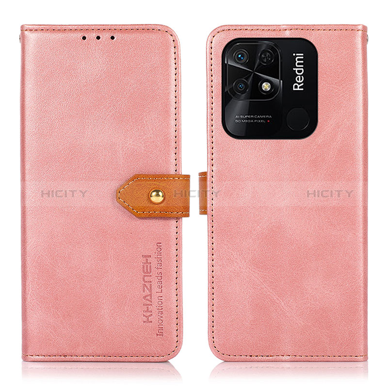 Custodia Portafoglio In Pelle Cover con Supporto N07P per Xiaomi Redmi 10 India