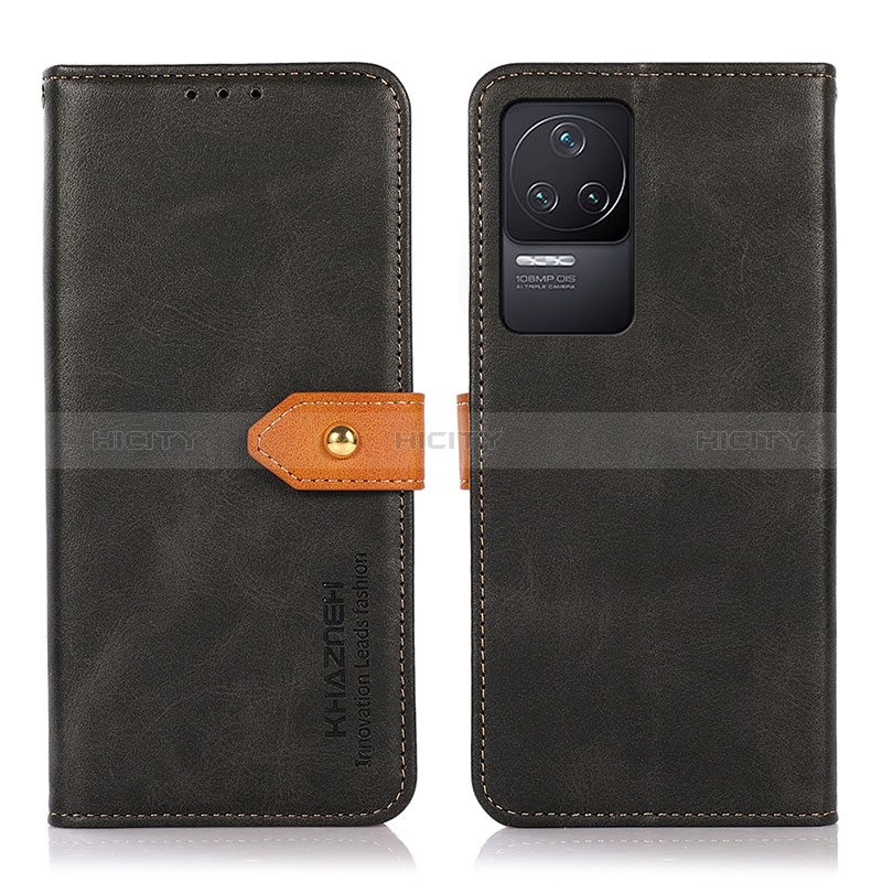 Custodia Portafoglio In Pelle Cover con Supporto N07P per Xiaomi Redmi K50 5G Nero