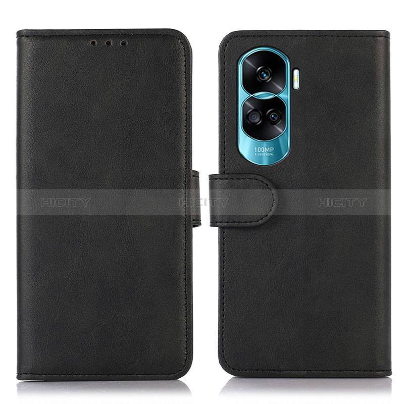 Custodia Portafoglio In Pelle Cover con Supporto N08P per Huawei Honor 90 Lite 5G Nero