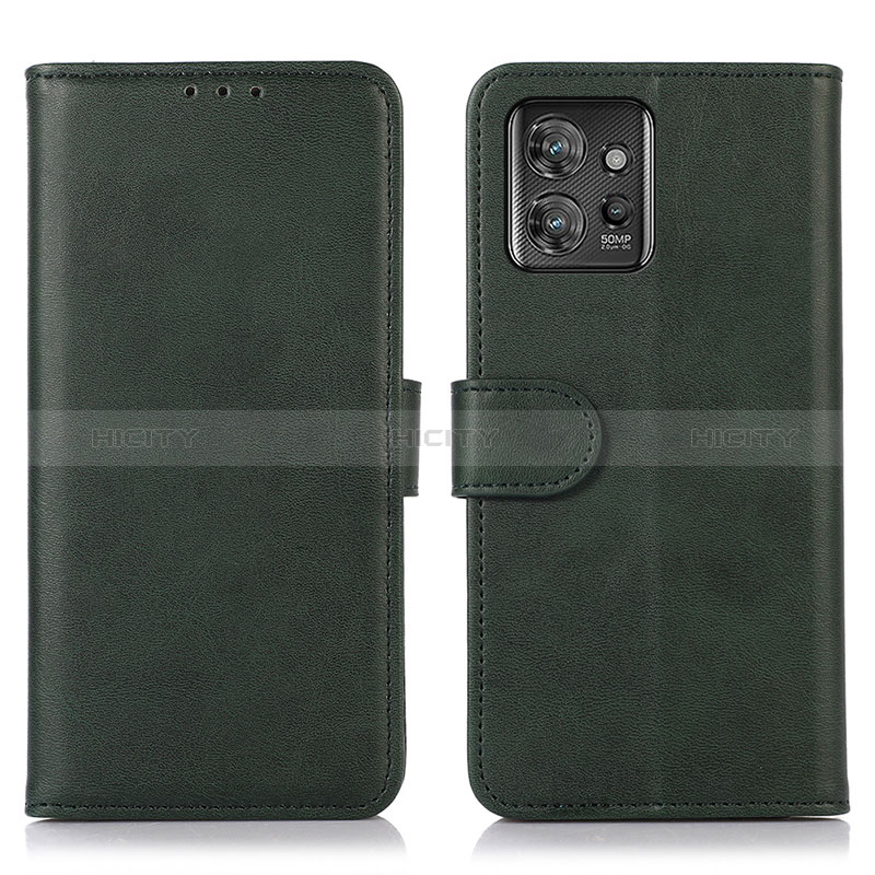 Custodia Portafoglio In Pelle Cover con Supporto N08P per Motorola ThinkPhone 5G Verde