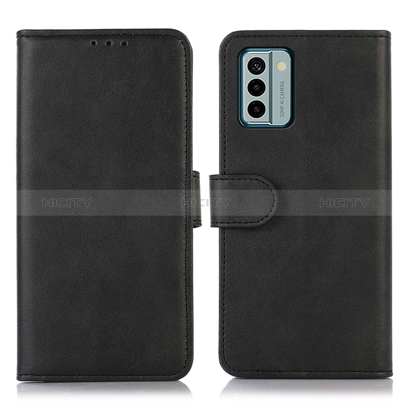 Custodia Portafoglio In Pelle Cover con Supporto N08P per Nokia G22 Nero