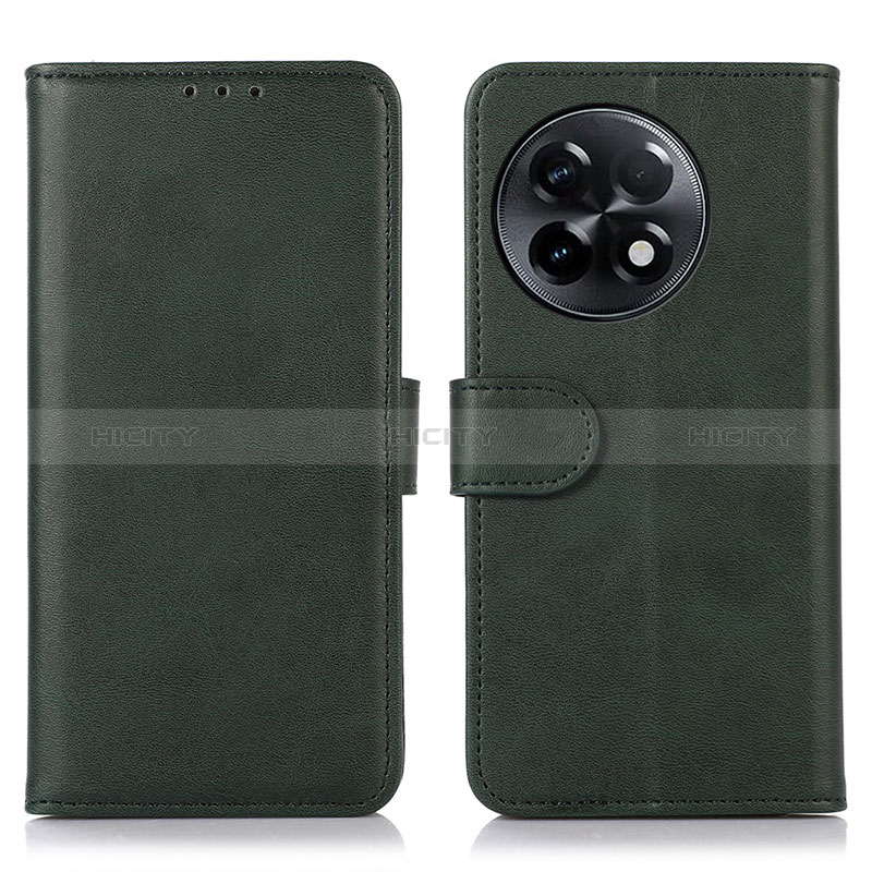 Custodia Portafoglio In Pelle Cover con Supporto N08P per OnePlus 11R 5G Verde