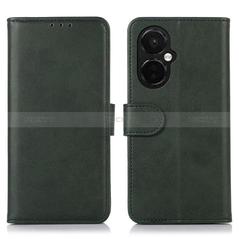 Custodia Portafoglio In Pelle Cover con Supporto N08P per OnePlus Nord CE 3 5G Verde