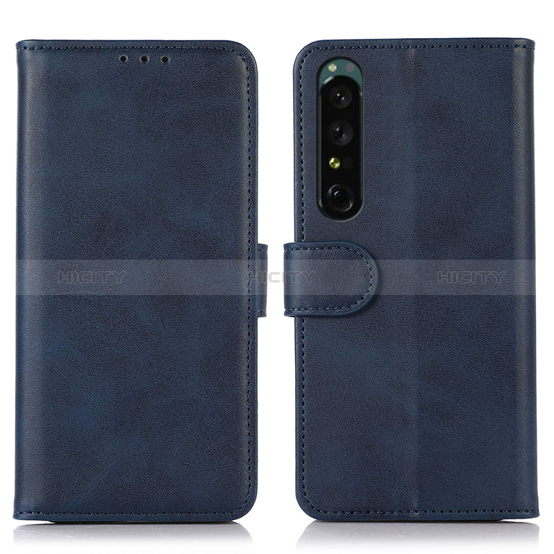 Custodia Portafoglio In Pelle Cover con Supporto N08P per Sony Xperia 1 IV