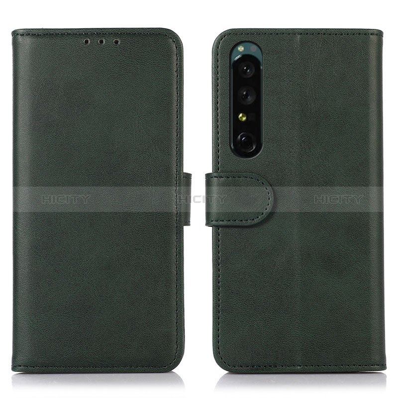 Custodia Portafoglio In Pelle Cover con Supporto N08P per Sony Xperia 1 IV