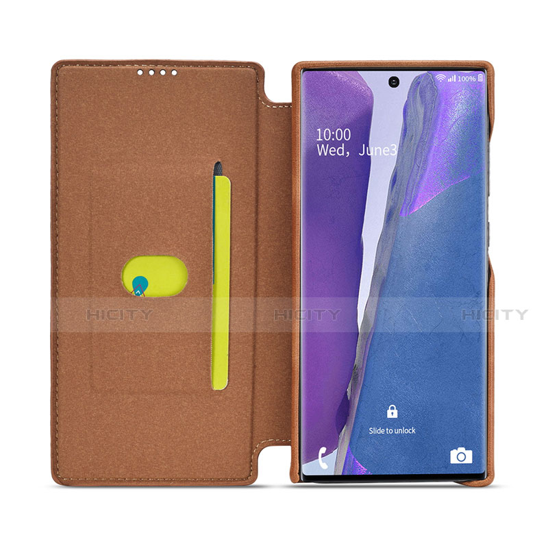 Custodia Portafoglio In Pelle Cover con Supporto N09 per Samsung Galaxy Note 20 5G