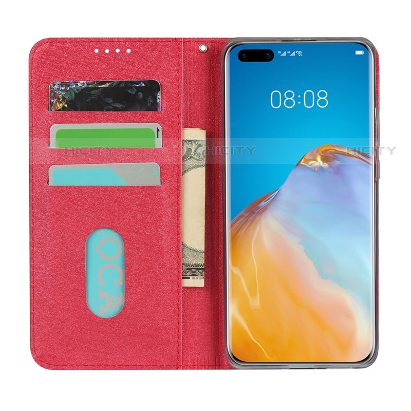 Custodia Portafoglio In Pelle Cover con Supporto N12 per Huawei P40 Pro