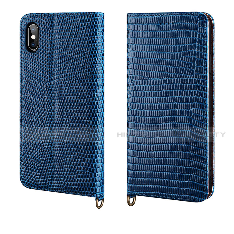 Custodia Portafoglio In Pelle Cover con Supporto P03 per Apple iPhone Xs Max