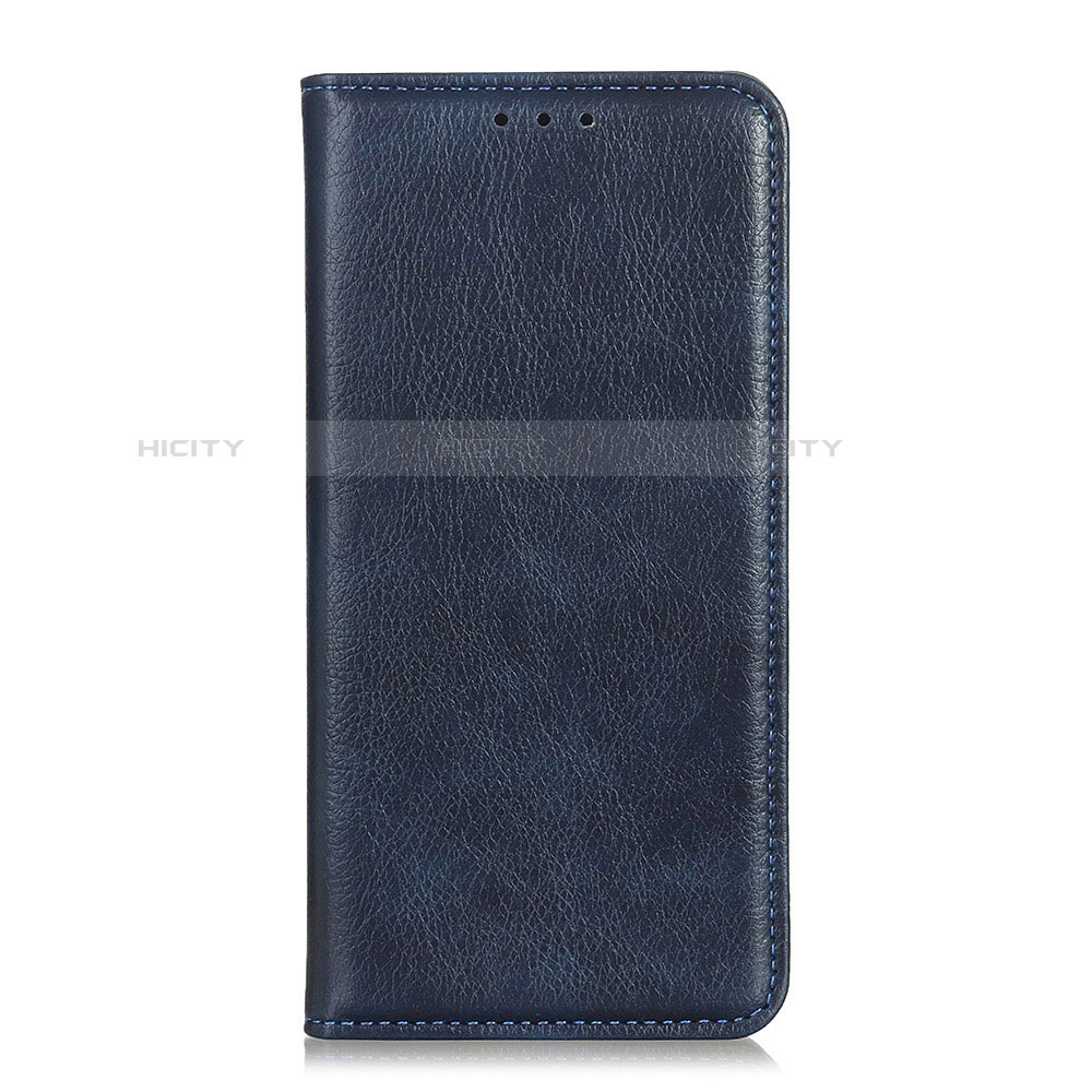 Custodia Portafoglio In Pelle Cover con Supporto per Alcatel 1X (2019) Blu