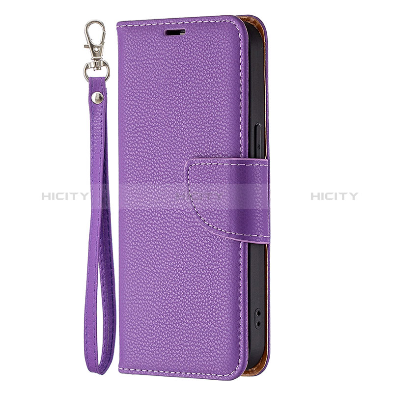 Custodia Portafoglio In Pelle Cover con Supporto per Apple iPhone 14 Pro Max Viola