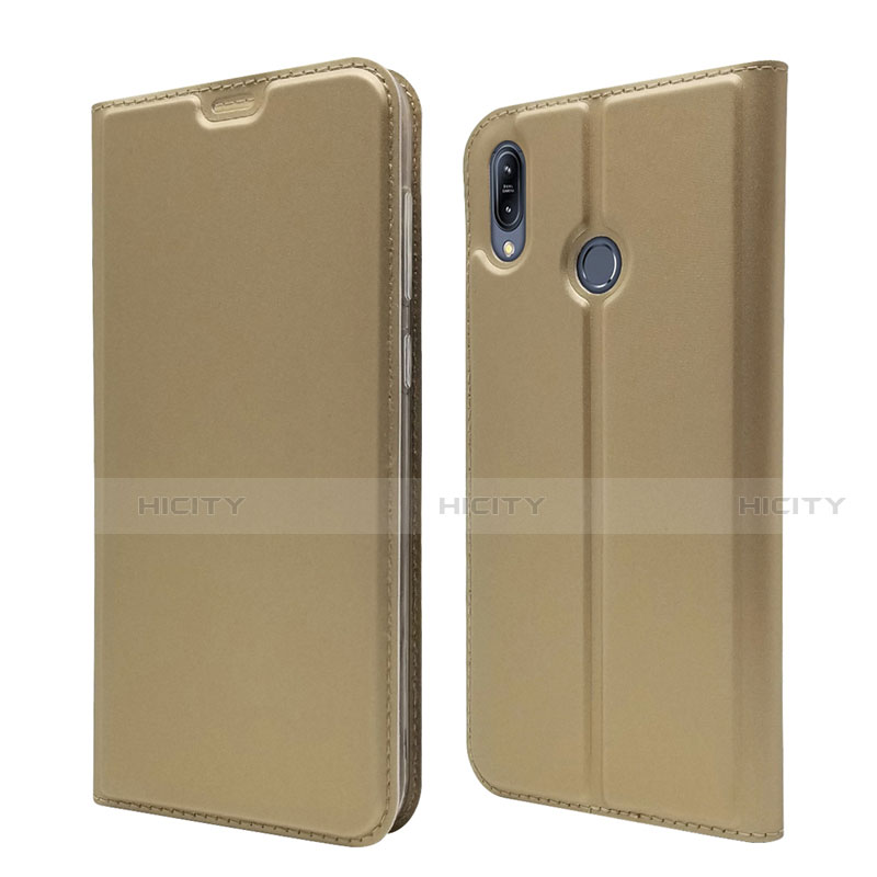 Custodia Portafoglio In Pelle Cover con Supporto per Asus Zenfone Max M2 ZB633KL Oro