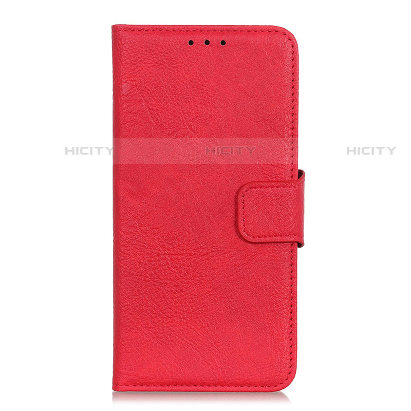 Custodia Portafoglio In Pelle Cover con Supporto per HTC U19E Rosso