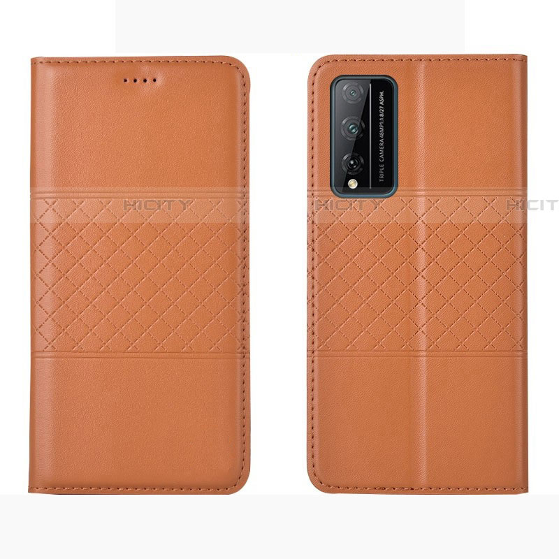 Custodia Portafoglio In Pelle Cover con Supporto per Huawei Honor Play4T Pro Arancione