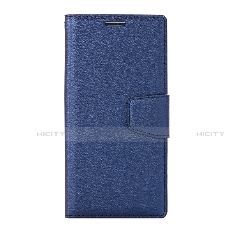 Custodia Portafoglio In Pelle Cover con Supporto per Huawei Nova 3e Blu