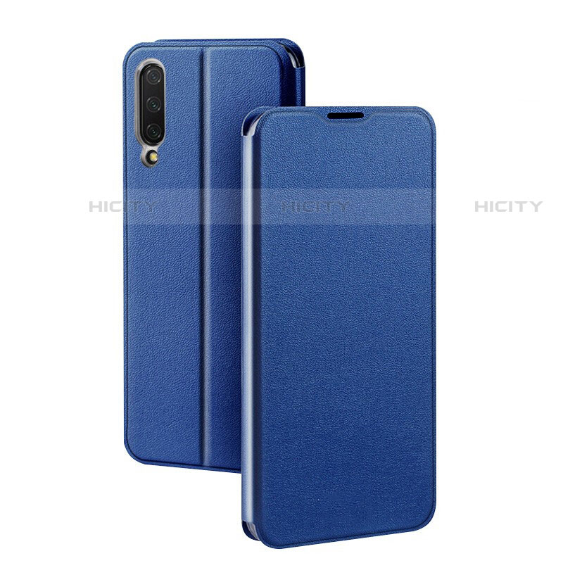 Custodia Portafoglio In Pelle Cover con Supporto per Huawei P Smart Pro (2019) Blu