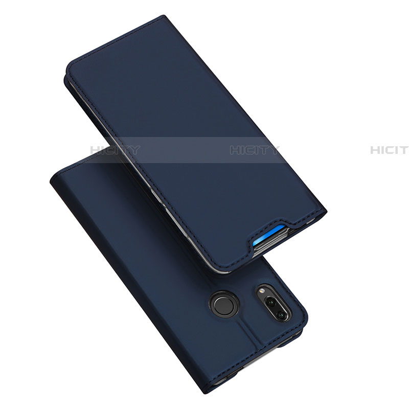 Custodia Portafoglio In Pelle Cover con Supporto per Huawei P Smart Z Blu