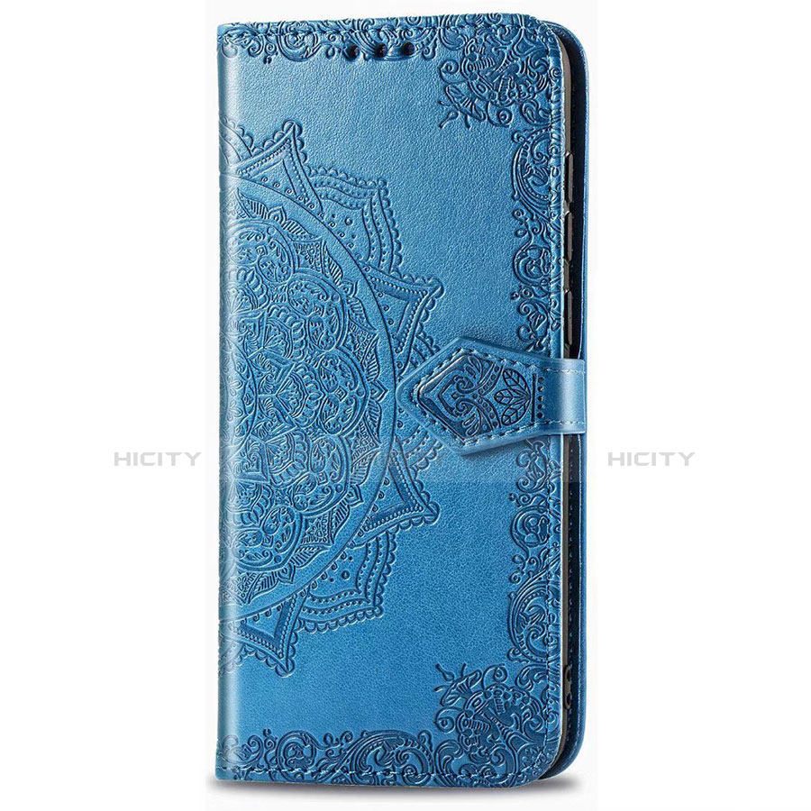 Custodia Portafoglio In Pelle Cover con Supporto per LG Stylo 6 Cielo Blu