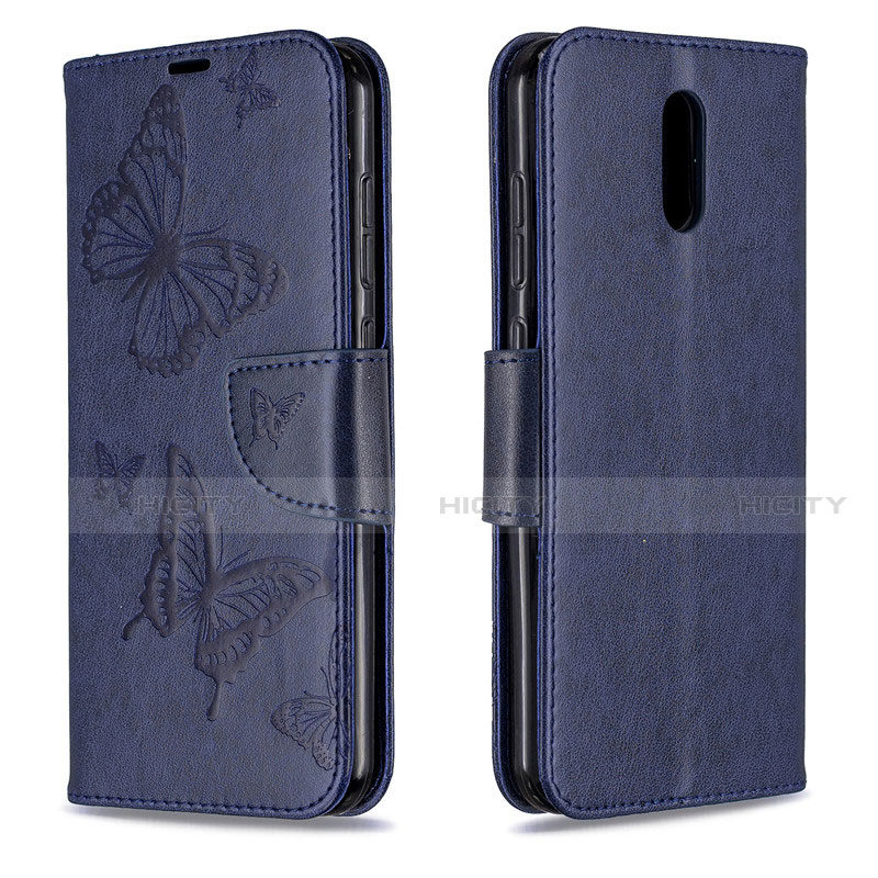 Custodia Portafoglio In Pelle Cover con Supporto per Nokia 2.3 Blu