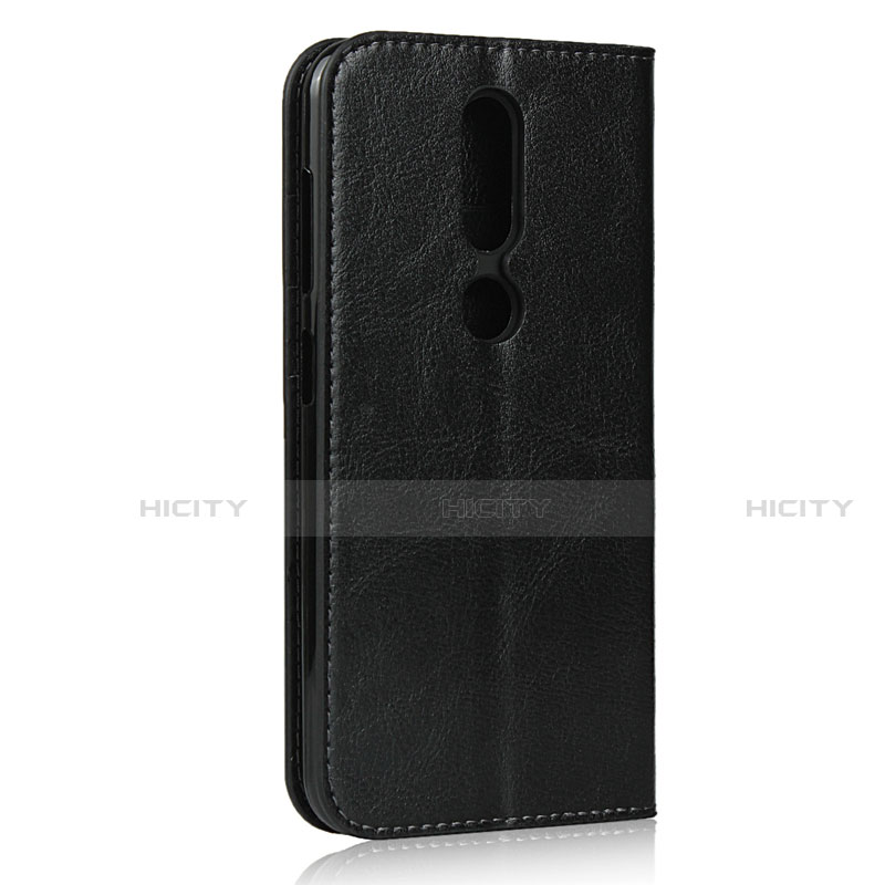 Custodia Portafoglio In Pelle Cover con Supporto per Nokia 4.2 Nero